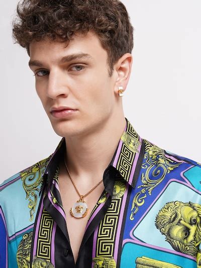 pendentif homme or versace|Versace Colliers Homme .